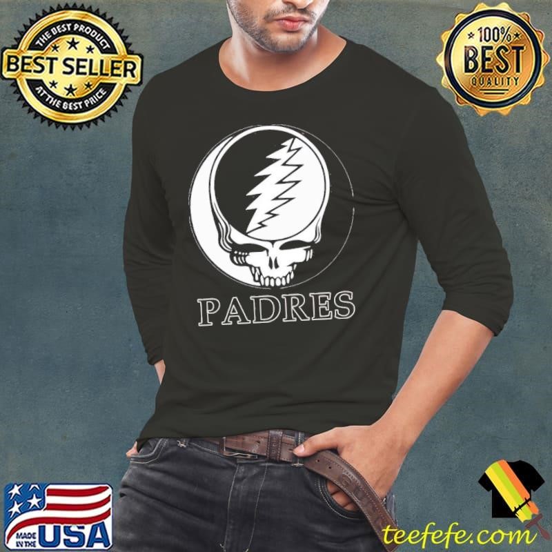 San Diego Padres Grateful Dead logo shirt