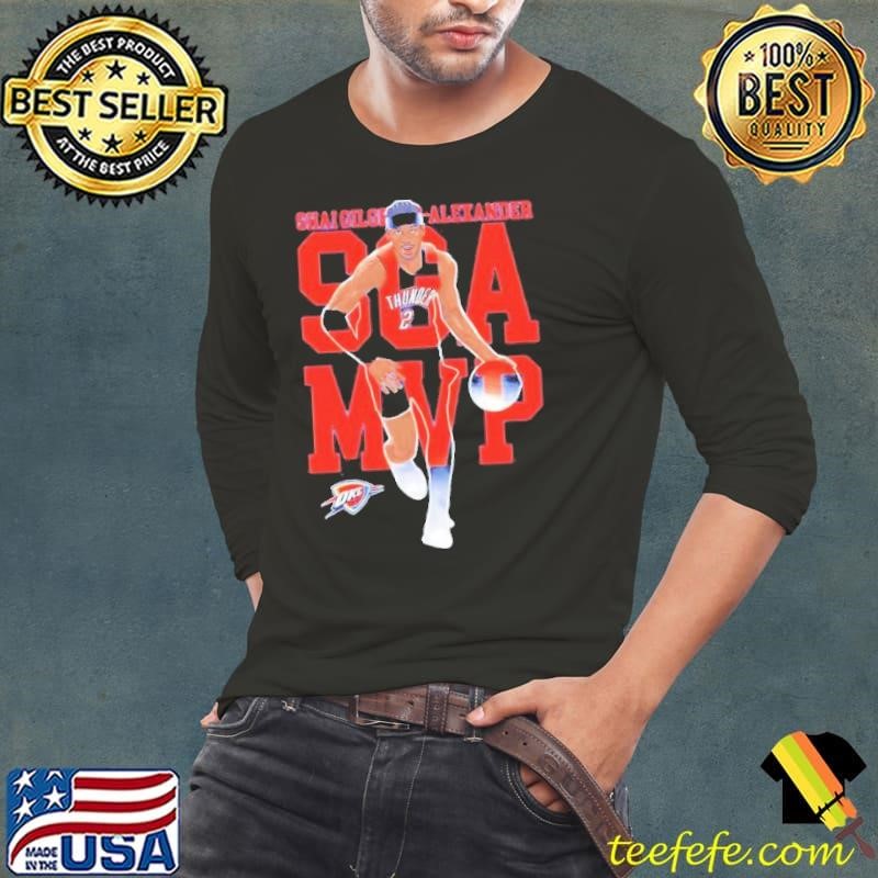 Shai Gilgeous-Alexander 2025 NBA MVP Long Sleeve Tee