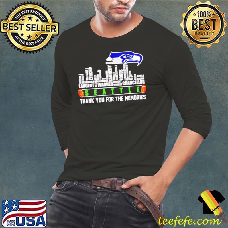 Skyline Seattle thank you for the memories Long Sleeve Tee