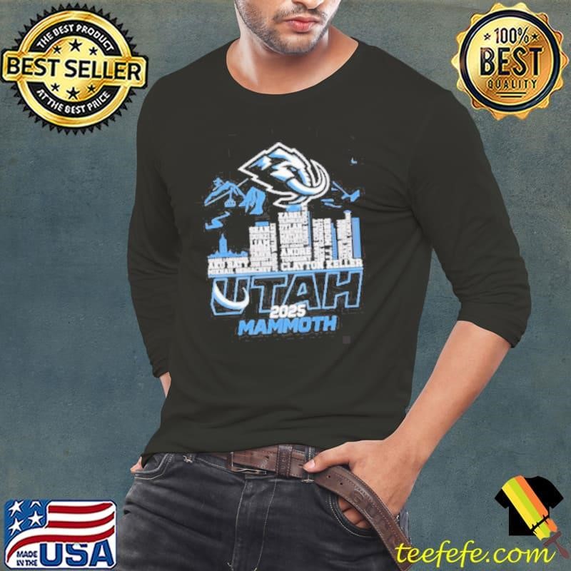 Skyline name Utah Mammoth 2025 shirt