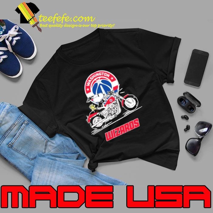 Snoopy and Woodstock driving motorbike Washington Wizards Unisex