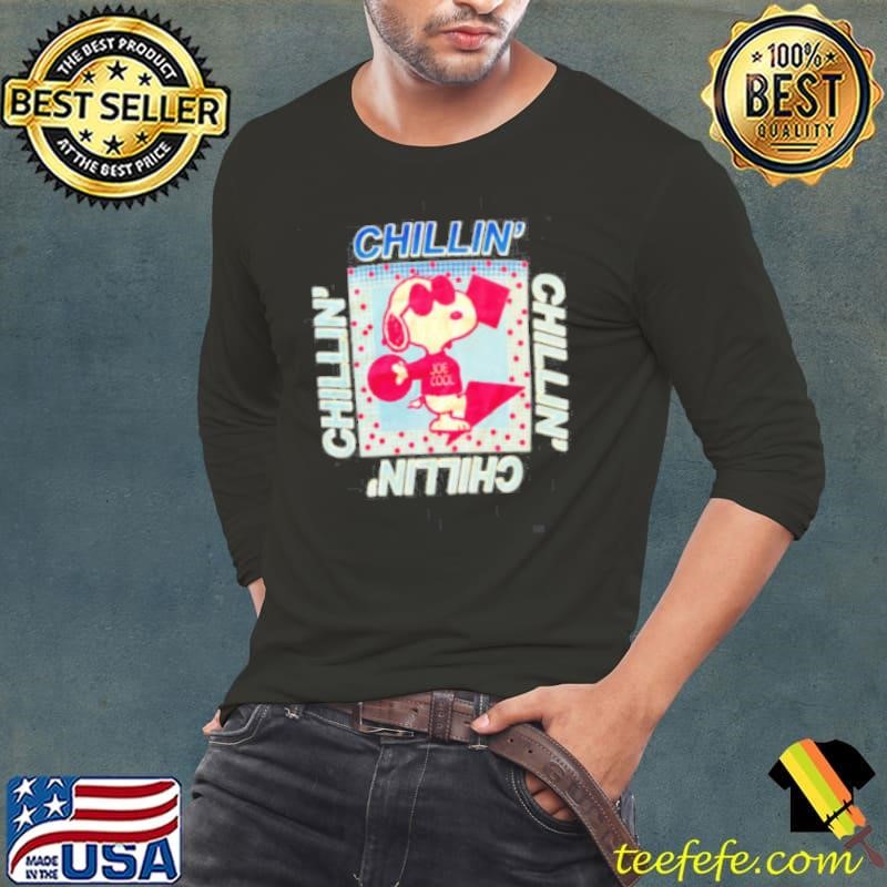 Snoopy doghouse Peanuts chillin Long Sleeve Tee