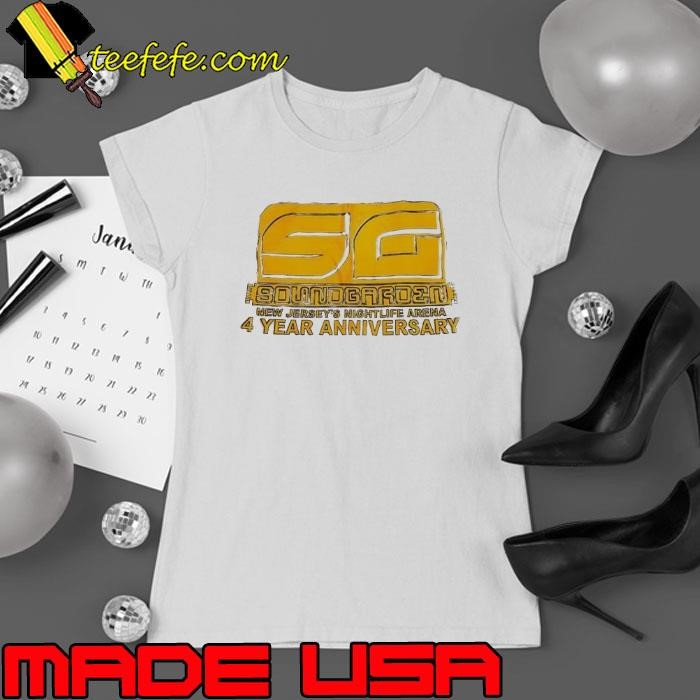 Soundgarden New Jersey’s Nightlife Arena 4 year anniversary Ladies tee