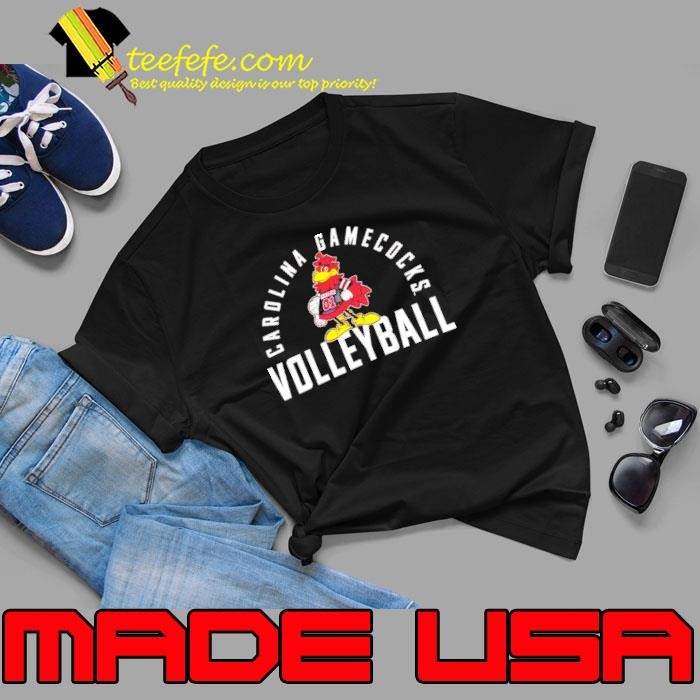 South Carolina Gamecocks volleyball Cocky mascot shirt