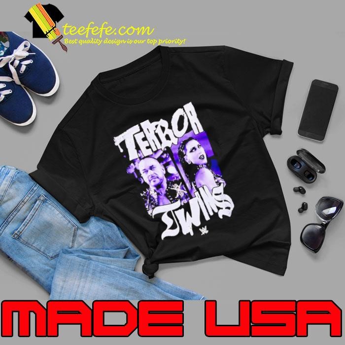Terror twins Rhea Ripley and Damian Priest shirt