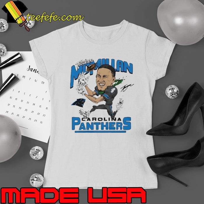 Tetairoa McMillan Carolina Panthers caricature signature Ladies tee