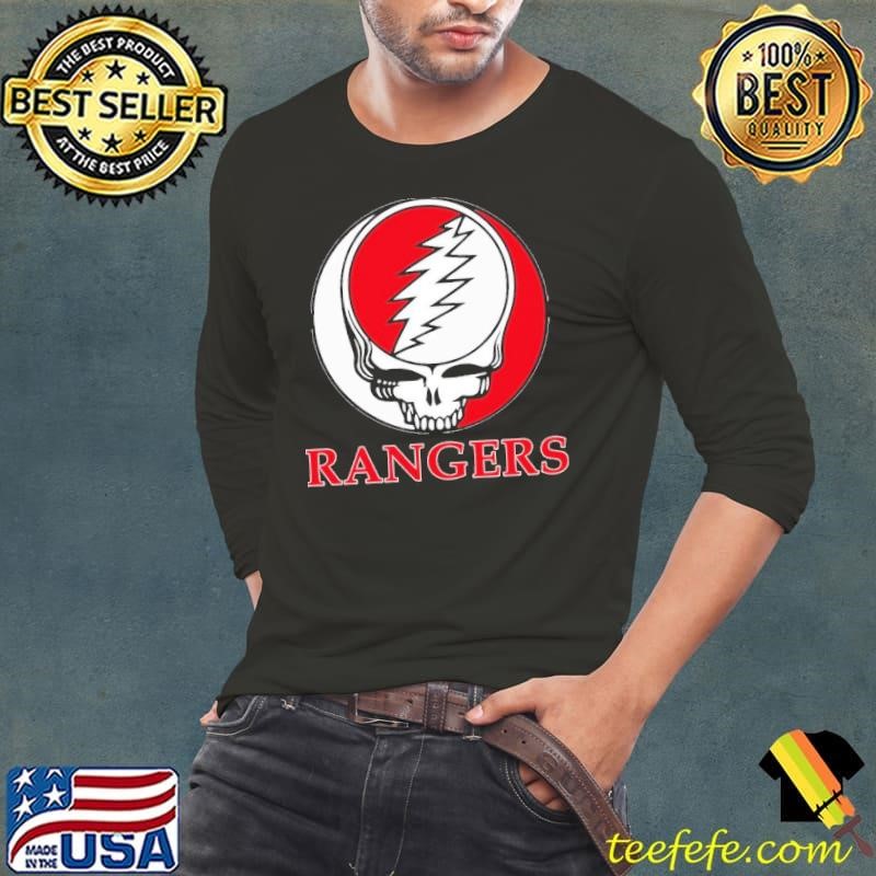 Texas Rangers Grateful Dead logo shirt