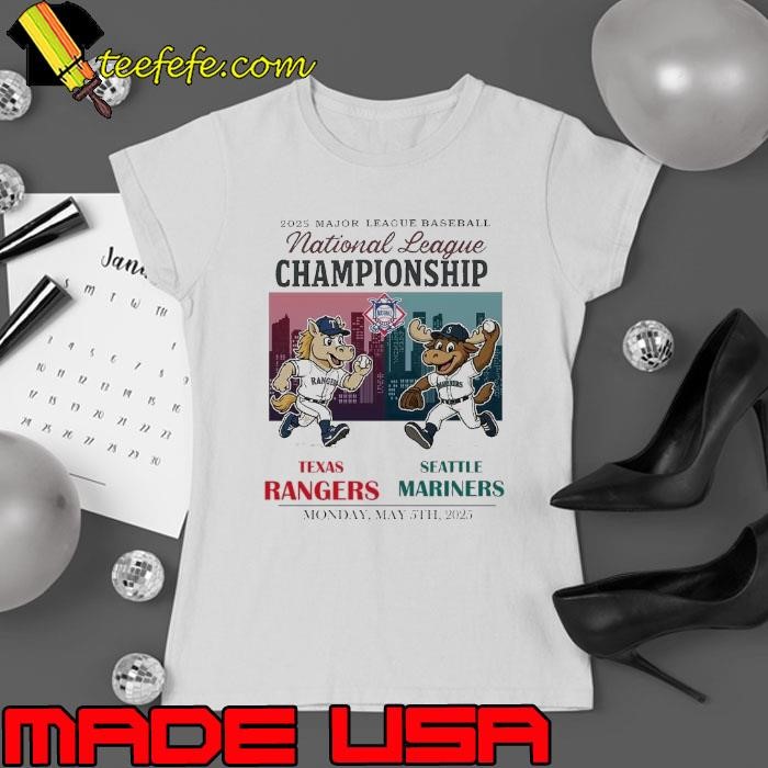 Texas Rangers vs Seattle Mariners National League Major league baseball may 5th 2025 Ladies tee