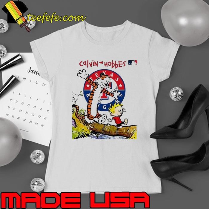 Texas Rangers x Calvin and Hobbes Ladies tee
