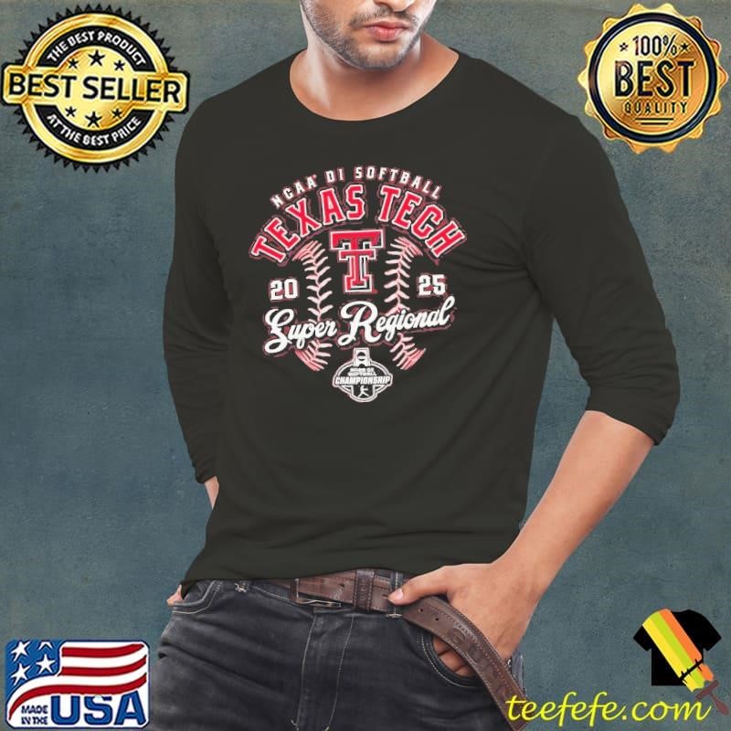Texas Tech Red Raiders 2025 NCAA Division I Softball Super Regional Long Sleeve Tee