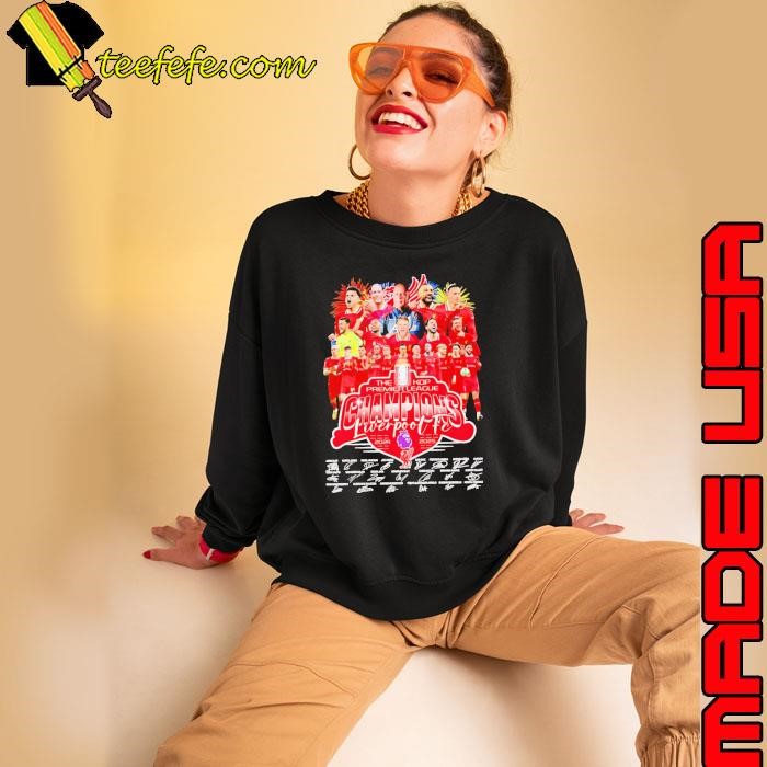 The Kop Premier League Champions Liverpool FC 2024 2025 signature Sweatshirt