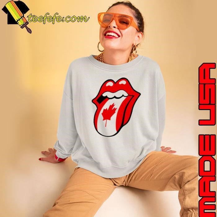 The Rolling Stones Canadian Flag shirt