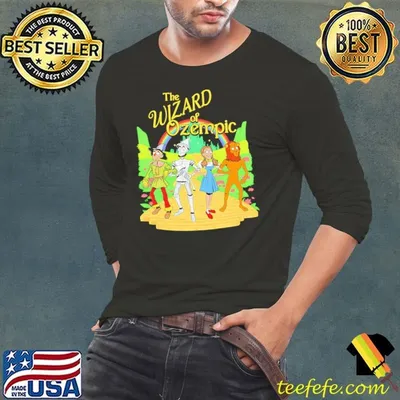 The wizard of Ozempic cartoon rainbow shirt