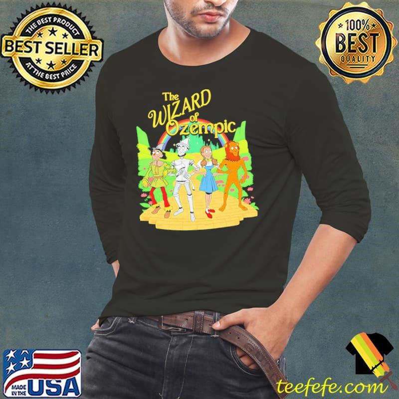 The wizard of Ozempic cartoon rainbow shirt