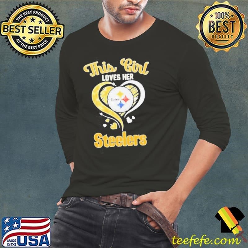 This girl loves her Pittsburgh Steelers Long Sleeve Tee