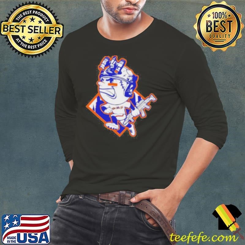 Top New York Mets Mr. Met Mascot Soldier’s Helmet Shirt