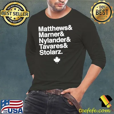 Toronto Hockey Matthews Marner Nylander Tavares and Stolarz shirt