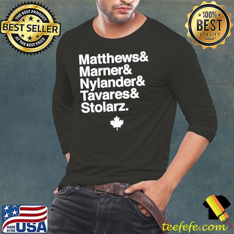 Toronto Hockey Matthews Marner Nylander Tavares and Stolarz shirt