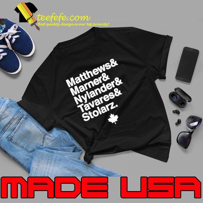 Toronto Hockey Matthews Marner Nylander Tavares and Stolarz Unisex