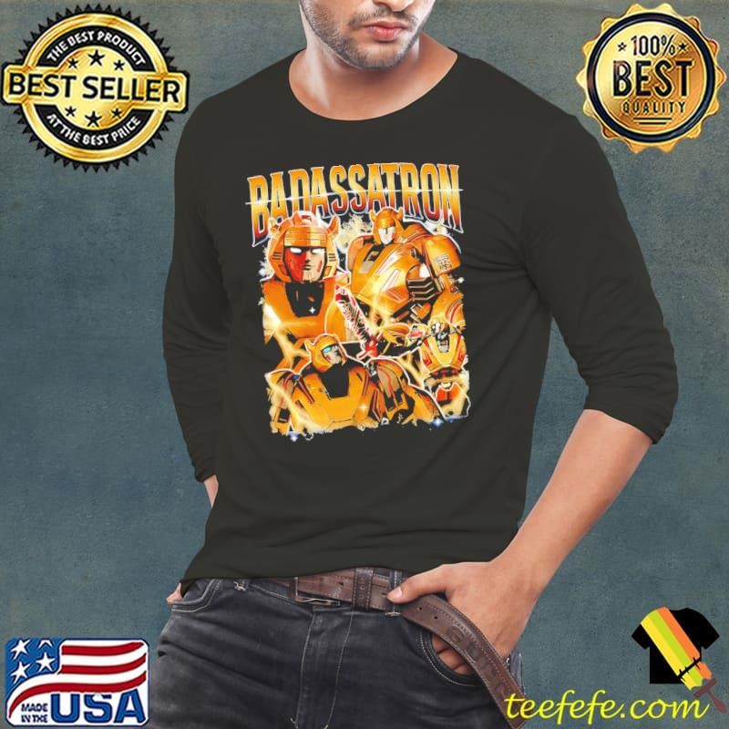Transformers Bumblebee Badassatron graphic Long Sleeve Tee