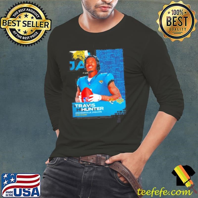 Travis Hunter Jacksonville Jaguars 2025 NFL Draft art Long Sleeve Tee