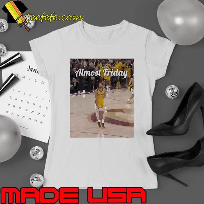 Tyrese Haliburton Almost Friday Haliburton Big Nuts Ladies tee