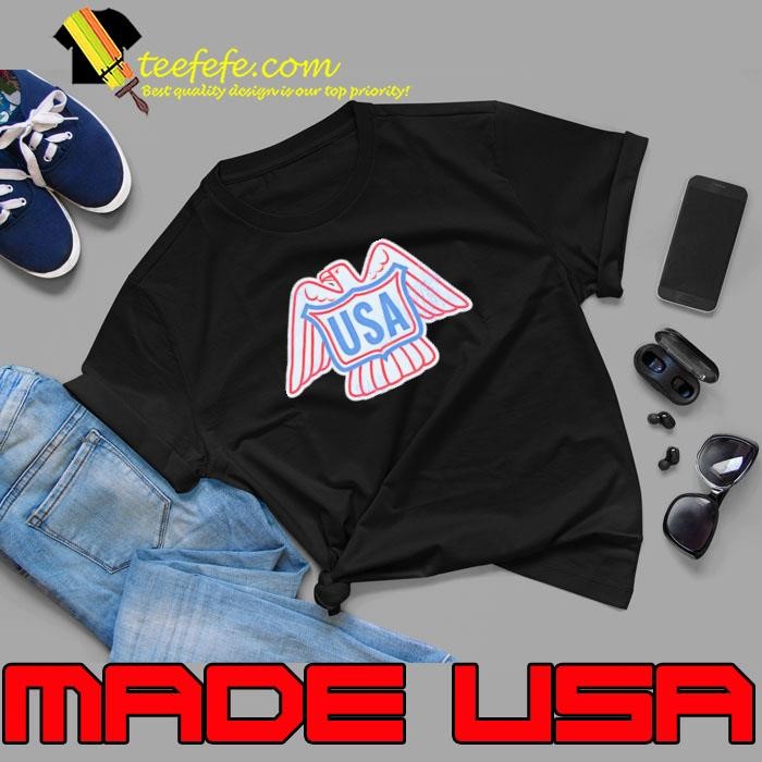 Usa hockey Eagle retro logo shirt