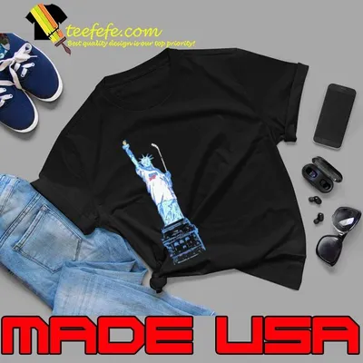 Usa hockey Statue of Liberty retro shirt