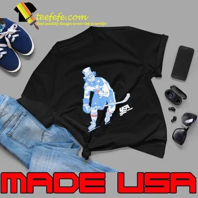 Usa hockey Uncle Sam retro shirt