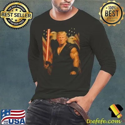 White House Trump On Star Wars Day 2025 Eagle usa Flag shirt