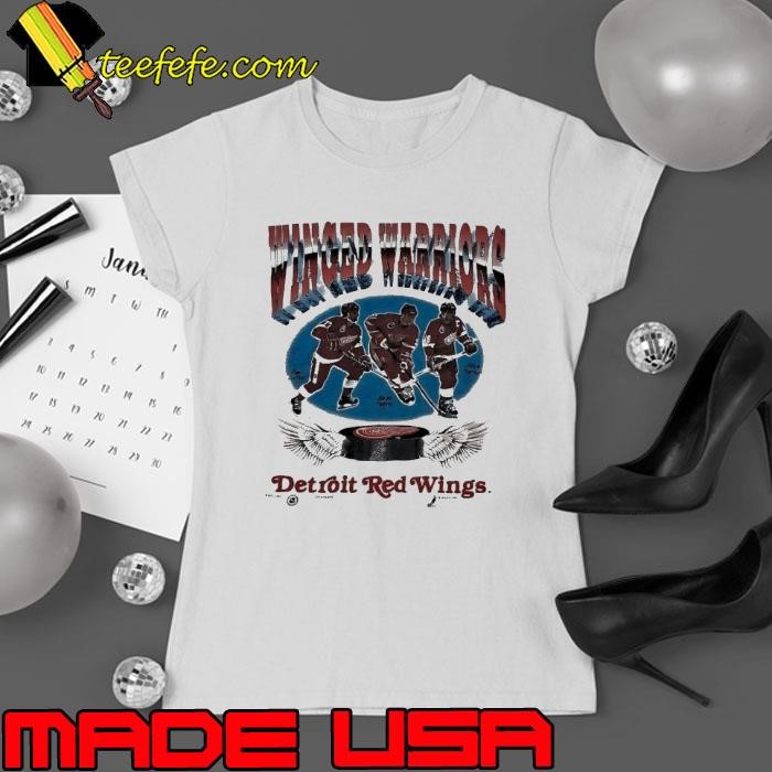 Winged Warriors Detroit Red Wings Ladies tee