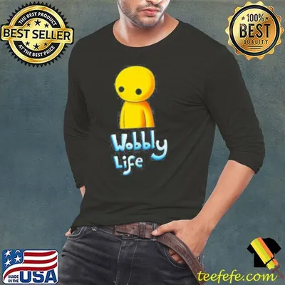 Wobbly Life Plain Wobbly Logo Shirt