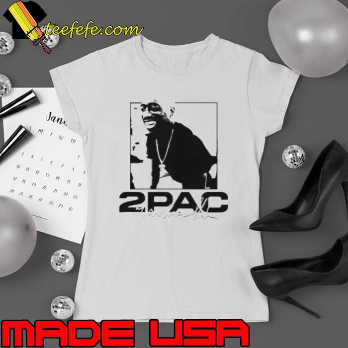 2Pac 2 Live and Die In La photo Ladies tee