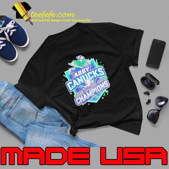 Abbotsford Canucks 2025 Calder Cup Champions Hockey logo Unisex