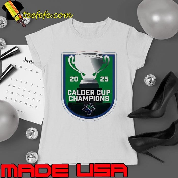 Abbotsford Canucks 2025 Calder Cup Champions Trophy Ladies tee
