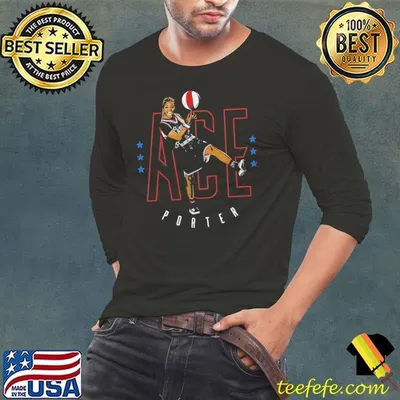 Ace Porter Harlem Globtrotters outline shirt