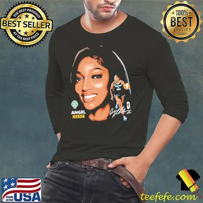Angel Reese Chicago Sky basketball big head signature shirt