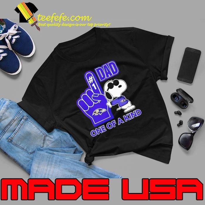 Baltimore Ravens Snoopy Peanuts hash 1 dad one of a kind Unisex