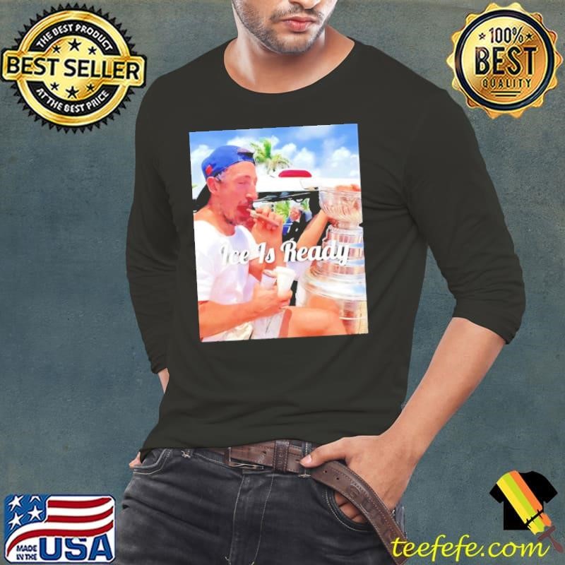 Brad Marchand smoking Florida Panthers Ice Is Ready Long Sleeve Tee