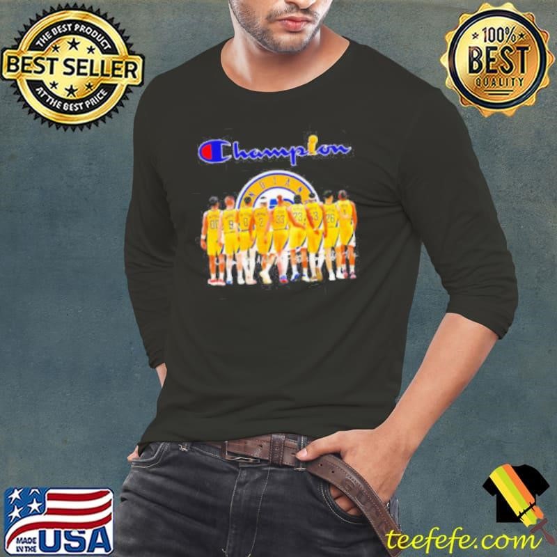 Champion Indiana Pacers players signature shirt