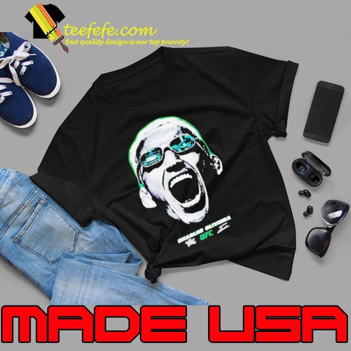 Charles Oliveira Fight Vision Boxy big head signature Unisex