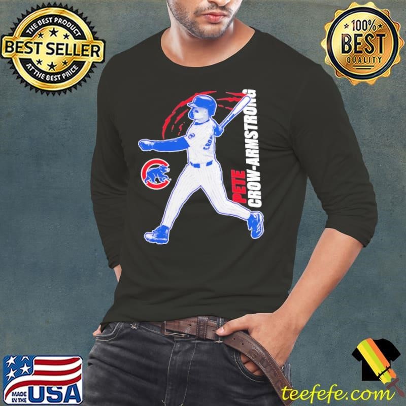 Chicago Cubs Pete Crow-Armstrong swing cartoon shirt