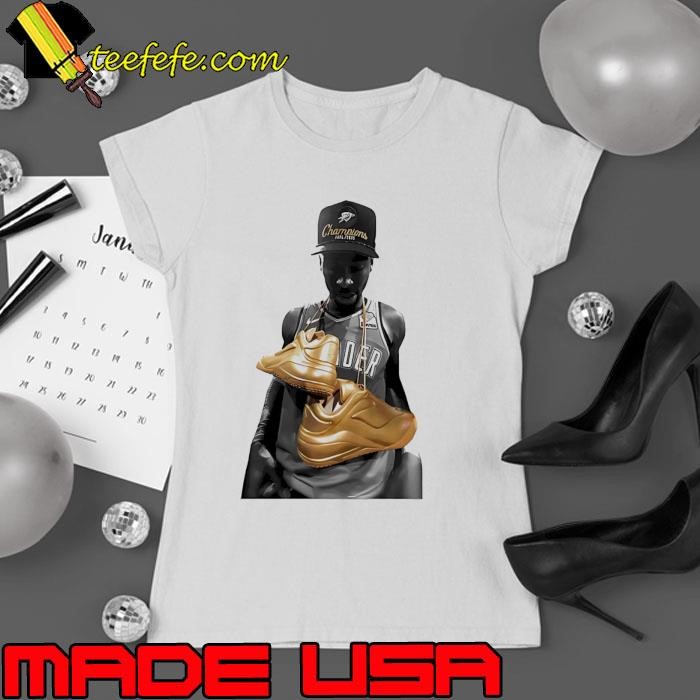 Converse Gold NBA Finals MVP Shai Gilgeous-Alexander Ladies tee