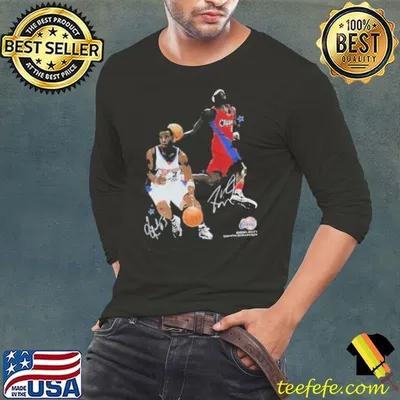 Darius Miles and Quentin Richardson Los Angeles Clippers NBA Basketball signatures shirt