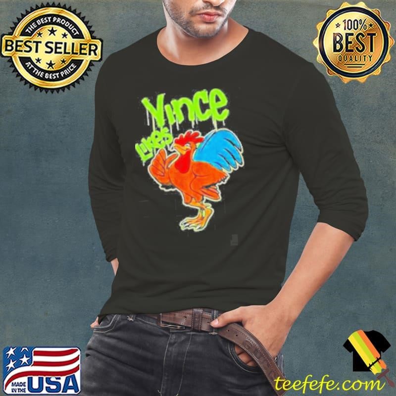 Dominik Mysterio Chicken Vince Likes Long Sleeve Tee