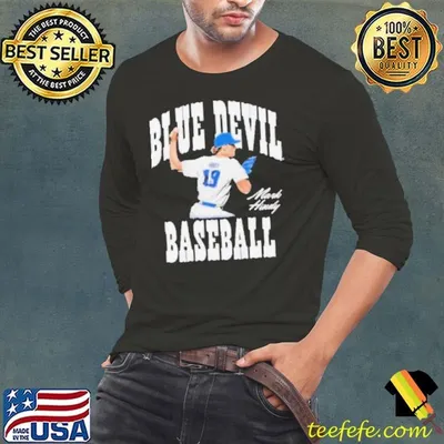 Duke Blue Devils Mark Hindy pitching shirt