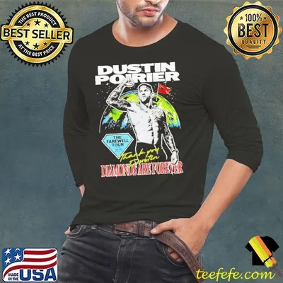 Dustin Poirier The Farewell Tour Diamonds are forever shirt