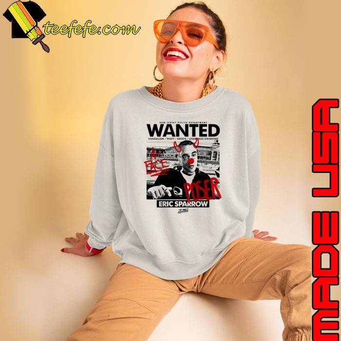 Eric Sparrow New Jersey police department wanted a face poser shirt