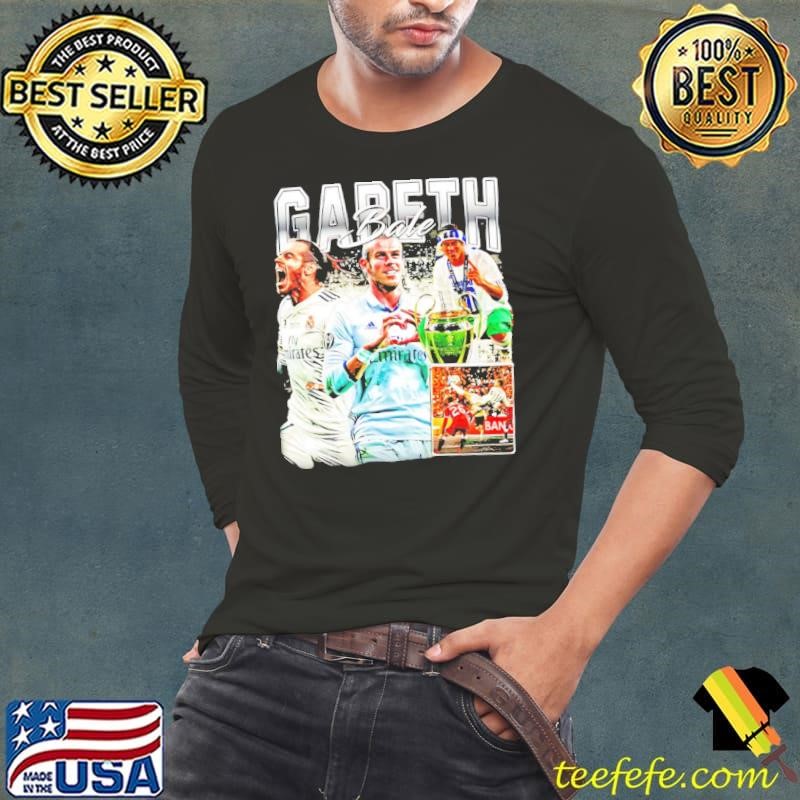 Gareth Bale Real Madrid Graphic Vintage Long Sleeve Tee