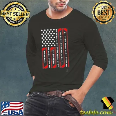 Golf American Flag Shirt